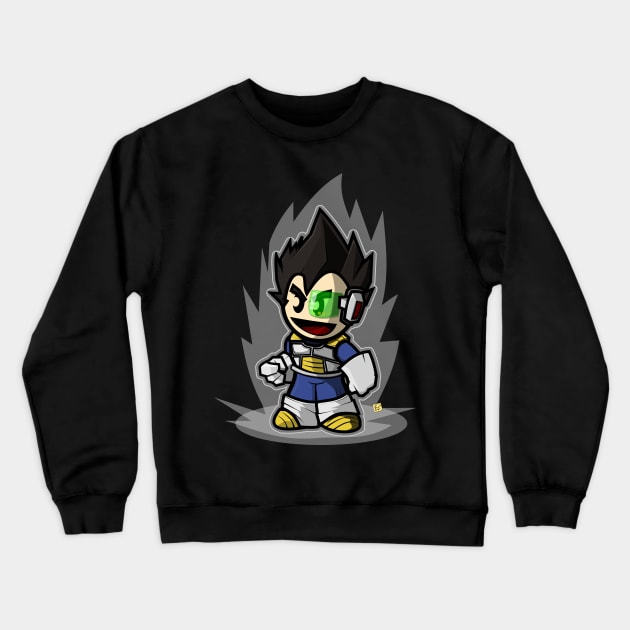 Saiyan Prince Crewneck Sweatshirt by vhzc